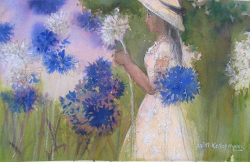 Bruidje | Watercolor | 40 x 50 | € 450,00
