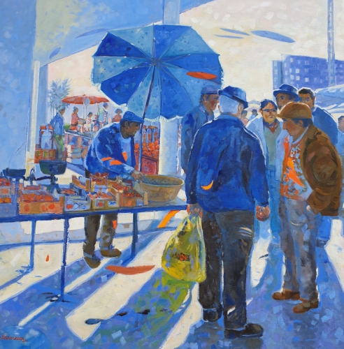 Cor Local | Oilpainting | 105 x 105 | € 1.250,00