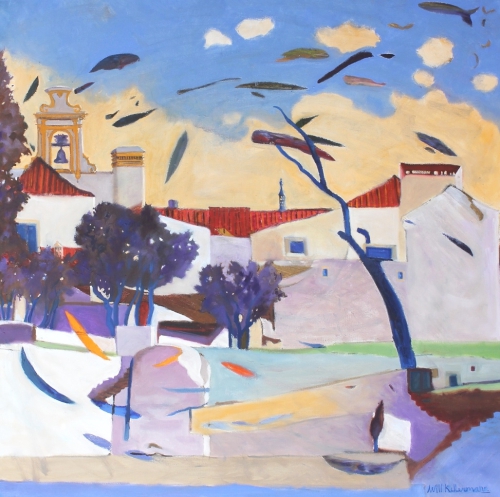 Lost City | Oilpainting | 105 x 105 | € 1.250,00