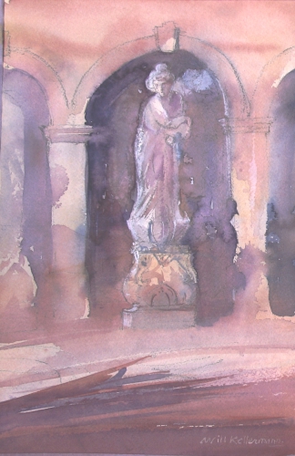 Kruikdraagster | Watercolor | 50 x 40 | € 450,00