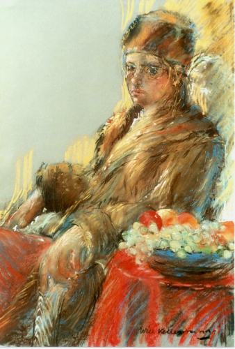 Lady in fur | 90 x 70 | nu € 975,00