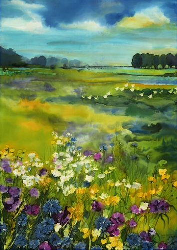 Korenbloemen | 95 x 75 | Giclée-oplage 75 € 650,00