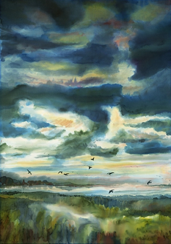 Vogelvlucht | 95 x 75 | Giclée € 650,00